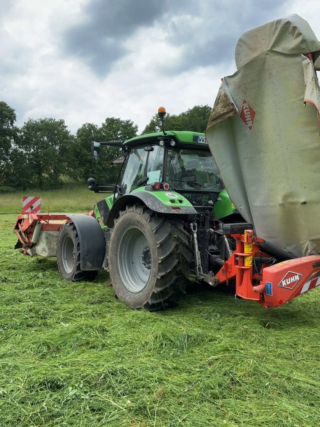 Traktor von außen